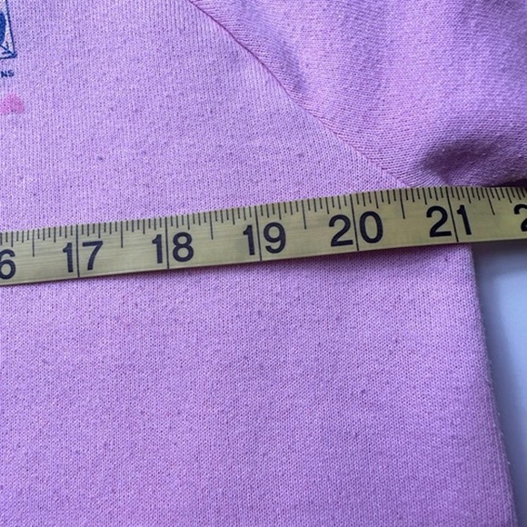 90s vintage Pink "country warms the heart" Crewneck Sweater Womens Size Large - Picture 10 of 12